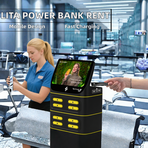 Kiosque de recharge portable avec écran LED, lecteur de carte à paiement par contact et armoire de charge pour espaces publics - Product Image 2