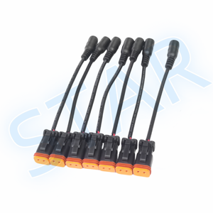 بسعر المصنع للسيارة 2 دبوس أسود deutsch من dc إلى dc قابس أنثى - Product Image 2