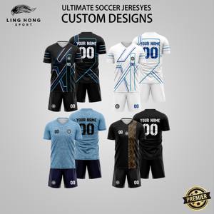 カスタムアメリカンフットボールジャージ 100% ポリエステル 熱転写プリント Vネック 半袖 ユニセックス 大人用 フットボールキット フロントロゴ - Product Image 2