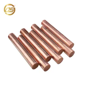 Pure Copper 16mm 99.9 Pure Copper 5mm 8mm 15mm 30mm Large Diameter Copper Chrominum Earth Round Rod Products For Sale