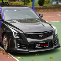 Kit carrosserie BK Tuning ATS Upgrade 3ème génération style ATS-V, pare-chocs avant en fibre de carbone, capots moteur, ailes pour Cadillac ATS.