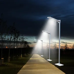 Hoge Lumen 3 Jaar Garantie Outdoor IP65 Alles In Een Zonne-straat Licht Geïntegreerde Solar LED