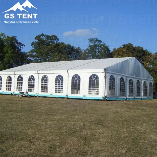Alüminyum çerçeve endüstriyel çadır bir şekil büyük açık Carpas Para Eventos beyaz düğün parti olay Marquee kilise çadır satılık