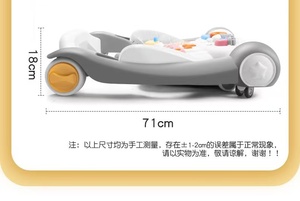 Multifunzione Anti-O-a forma di gamba passeggino per neonati e bambini girello e auto giocattolo ribaltabile con telaio in plastica - Product Image 3