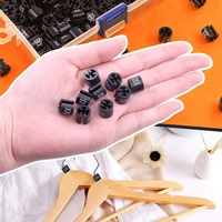 Penanda Ukuran Baju Hitam untuk Gantungan, Pembagi Ukuran, Penanda Ukuran Pakaian untuk Gantungan, Kubus Ukuran Hitam Tercetak, Label Pakaian yang Bagus