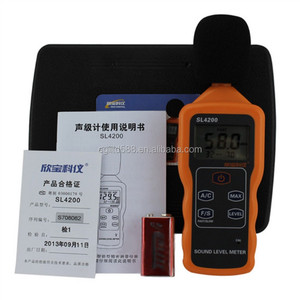 Medidor de nivel de sonido Digital LCD portátil, instrumento de medición de ruido, decibelímetro <span class=keywords><strong>Db</strong></span>, Registrador de monitoreo, probador SL4200 - Product Image 4