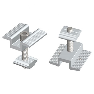 Support universel pour <span class=keywords><strong>panneau</strong></span> photovoltaïque en aluminium anodisé Al6005-T5, pince centrale pour toiture <span class=keywords><strong>solaire</strong></span> |   <span class=keywords><strong>Panneau</strong></span> d'art - Product Image 1