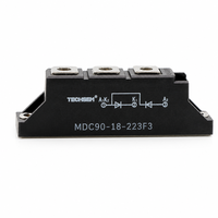 Module de diode redresseuse TECHSEM MDC90-18-223F3 90A 1800V, redresseur à pont SCR haute fiabilité pour alimentation électrique