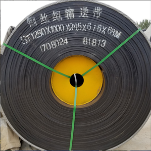 Harga Terbaik Sabuk Konveyor Karet Kabel Baja Tahan Air Profesional EP <span class=keywords><strong>100</strong></span> Bersertifikasi DIN22102 Kekuatan Tarik 6-25MPa - Product Image 1