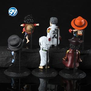 6 pezzi una figura a pezzi Anime Luffy Ace Sabo Roger Rayleigh bambola statua giocattolo - Product Image 5
