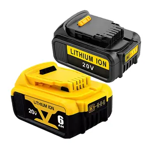 Batterie Lithium-Ion de remplacement 18V, 20V, 3ah, 4ah, 5ah, 6ah pour dewalt dewalt DCB210 DCB200, Kit Combo d'outils électriques, perceuse sans fil