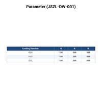Capteur de force multi-axes JSZL-DW-001 1-200kN, capteur de force dynamique multi-axes, cellule de pesage IP67