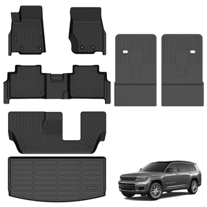 Tapis de coffre imperméable pour Jeep <span class=keywords><strong>Grand</strong></span> Cherokee L 2021-2025, tapis de coffre profond, tapis de coffre, tapis de dossier, tapis de coffre en TPE - Product Image 3