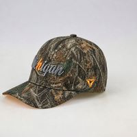 Casquettes de baseball camouflage personnalisées avec broderie motif arbre de chasse – Casquettes Snapback camouflage réel