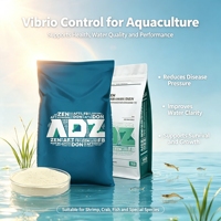 Supplément inhibiteur de Vibrio pour l'aquaculture, réduit les Vibrio nocifs, améliore le taux de survie aquatique pour les crevettes, crabes, anguilles et tortues