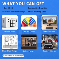 Maison mobile de luxe moderne en forme de A, maison modulaire, serre préfabriquée, bâtiments de jardin pour la plage, le camping en plein air et les centres de villégiature