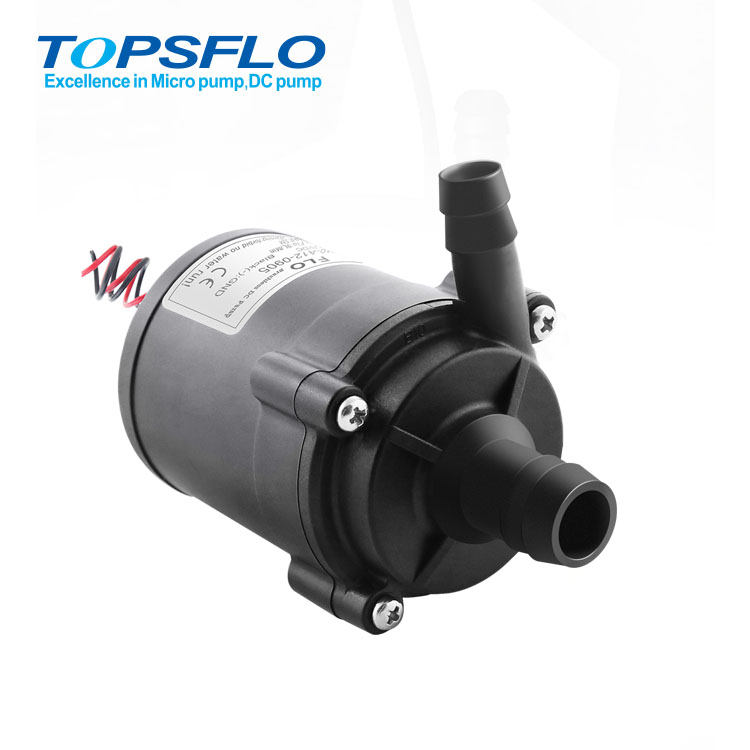 TOPSFLO signal FG 0-5V/PWM fonction de régulation de la vitesse pompe à eau de refroidissement alimentée par batterie électrique 24V