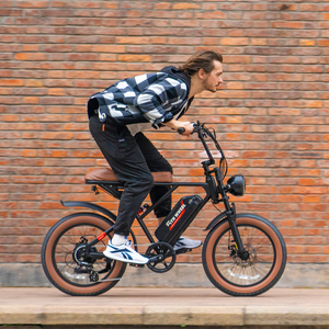 Bicicleta Eléctrica Retro Knight, Motor de 1500W de Potencia Máxima, 28MPH, 55 Millas de Autonomía, Neumáticos Anchos, Bicicleta Eléctrica para Adultos - Product Image 2