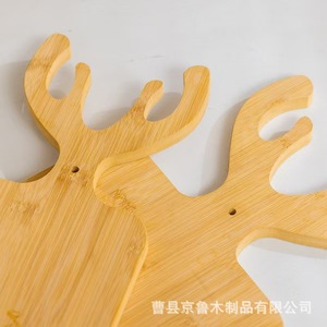 Ensemble de planches à découper en bois de cerf de Pékin et du Shandong, en bois massif, double face, pour la cuisine à usage domestique - Product Image 4