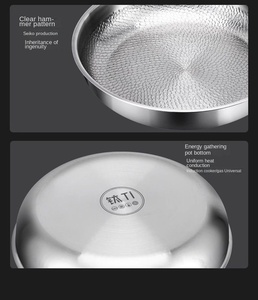 Sartén de Titanio de Triple Capa <span class=keywords><strong>con</strong></span> Diseño Martillado, Antiadherente, para Cocina - Product Image 2