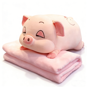 Peluche de cerdo personalizado, cerdo de peluche, cerdo de peluche rosa, almohada de cerdo adorable - Product Image 1