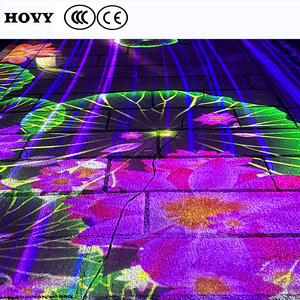 Trường trung tâm mua sắm giáo dục Hệ thống tương tác di động tương tác tầng máy chiếu trò chơi cho trẻ em được xây dựng trong loa tự động - Product Image 1