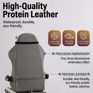 <span class=keywords><strong>Chaise</strong></span> de bureau ergonomique réglable en hauteur pour le <span class=keywords><strong>gaming</strong></span>, dossier haut, Silla Gamer, cuir respirant, base en acier, roulettes silencieuses, rotation à 360° - Product Image 6