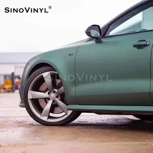 SINOVINYL 최신 슈퍼 매트 새틴 자동차 스티커 비닐 랩 필름 PVC 소재