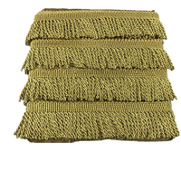 Ruban tressé de haute qualité en forme de cheveux de dragon avec pompons torsadés pour la décoration de rideaux, chaussures, sacs, canapés et vêtements
