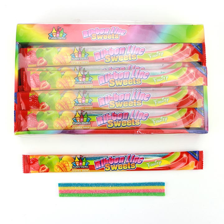 ribbon line candy