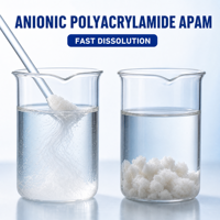 Floculant anionique polyacrylamide APAM pour les stations d'épuration des eaux usées