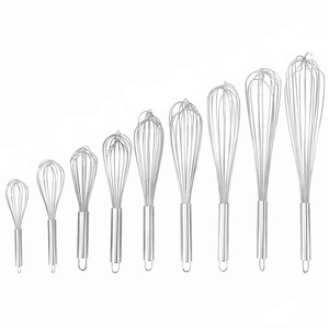 Trứng Beater thép không gỉ nhãn hiệu trứng Whisk <span class=keywords><strong>Mixer</strong></span> Trứng khuấy Kem Beater bền vững cho nhà nướng - Product Image 2