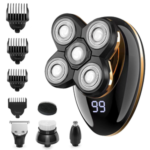 Rasoir électrique rotatif <span class=keywords><strong>pour</strong></span> homme haute puissance, rechargeable par USB, étanche, jetable, <span class=keywords><strong>pour</strong></span> le visage, le corps et la <span class=keywords><strong>barbe</strong></span>, <span class=keywords><strong>longue</strong></span> durée de fonctionnement, <span class=keywords><strong>tondeuse</strong></span> <span class=keywords><strong>pour</strong></span> usage domestique - Product Image 1