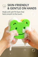 Éponge de nettoyage en forme d'ours mignon, écologique, à haute absorption, douce, absorbante, réutilisable, nouveauté, personnage animalier, pour le bain