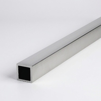 Tube carré en aluminium 1,5 x 1,5 avec trous, section carrée de 4 pouces, 6061, rectangulaire, noir, 20 mm, 5052 H32