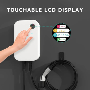 Station de recharge murale RFID pour véhicules 7kW 32A Neuve avec écran LCD - Product Image 3