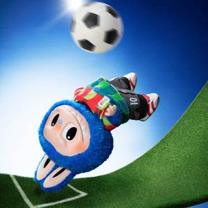 Figurine en vinyle et peluche officielle POP MART Labubuu Série FIFAA, thème football, <span class=keywords><strong>jouet</strong></span> de collection en gros pour la revente transfrontalière - Product Image 4