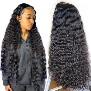 Wholesale Transparent Lace Braided Wigs Different Styles Human Hair Hd 360 Full Lace Braided Wigs For Black Women Lace Front