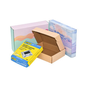 Bolsas de regalo de Navidad Logotipo personalizado <span class=keywords><strong>Pint</strong></span> Eco Paper Cloth Prendas de vestir Perfume Embalaje Bolsa de compras Caja de cartón con asa - Product Image 4