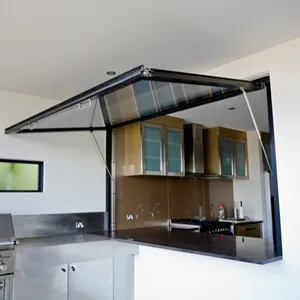 低维护的外部铝制遮阳篷推出窗户节能玻璃