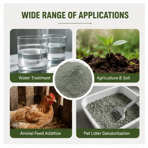 Aditivo para Alimento Animal, Polvo de Zeolita <span class=keywords><strong>Clinoptilolita</strong></span> para Aves de Corral y Ganado, Alta Absorbencia, Mejora la Absorción de Nutrientes, Reduce la Amoníaco - Product Image 3