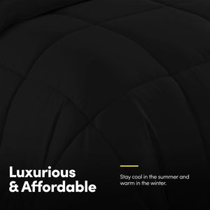 Bộ Sưu Tập 7 Mảnh <span class=keywords><strong>Comforter</strong></span> Set Tất Cả Các Mùa Sang Trọng Sợi Nhỏ Khăn Choàng 300TC Rắn Túi Màu Trắng Bao Gồm Thực Vật Thay Thế - Product Image 6