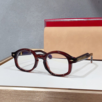 Lunettes de vue de luxe de créateur en acétate écaille de tortue, monture optique avec verres transparents pour la myopie et la lecture