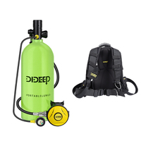 X6000 DIDEEP 3L 30-50 Minutes d'autonomie sous-marine, respirateur de plongée, équipement de plongée sous-marine, tuba, bouteille d'oxygène de plongée