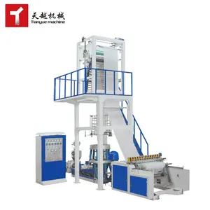 TIANYUE Double Layer Ab Color Blown Plastic Film Extrusion Blowing Machine For Hdpe/ldpe/lldpe