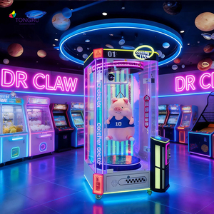 Grande machine de jeu d'arcade d'intérieur sur pied, type grue à ciseaux, pour la distribution de peluches et de cadeaux - Product Image 3