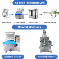Machine de fabrication de biscuits de petite taille HNOC, machine à fabriquer des biscuits danois de différentes formes
