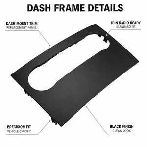 Para <span class=keywords><strong>Mercedes</strong></span> BENZ B200 CLASE A W169 CLASE B W245 2004 - 2011 VIANO VITO 1DIN Panel estéreo Dash Mount Trim Kit de instalación Marco - Product Image 5