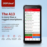 A13 Otopark Devriye Telefonu OGPcloud Uygulaması, NFC Kontrol Noktası Taraması ve Araç Güvenliği için Plaka Fotoğrafı Kanıtıyla NFC özellikli