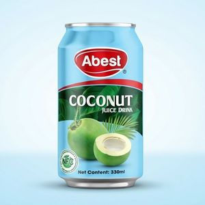 Jus de fruits tropicaux en gros, best-seller, boisson à l'eau de coco en conserve de 330 ml avec pulpe, goût authentique, boisson fraîche - Product Image 1